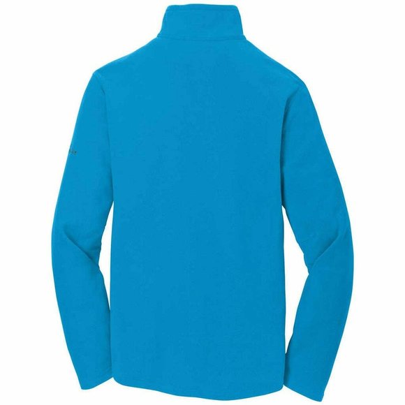 Eddie Bauer Men's Peak Blue Half Zip Microfleece Jacket Blue Size M - Picture 2 of 3